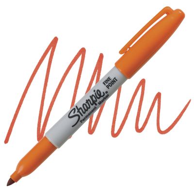 ORANGE SHARPIE  FINE POINT MARKER