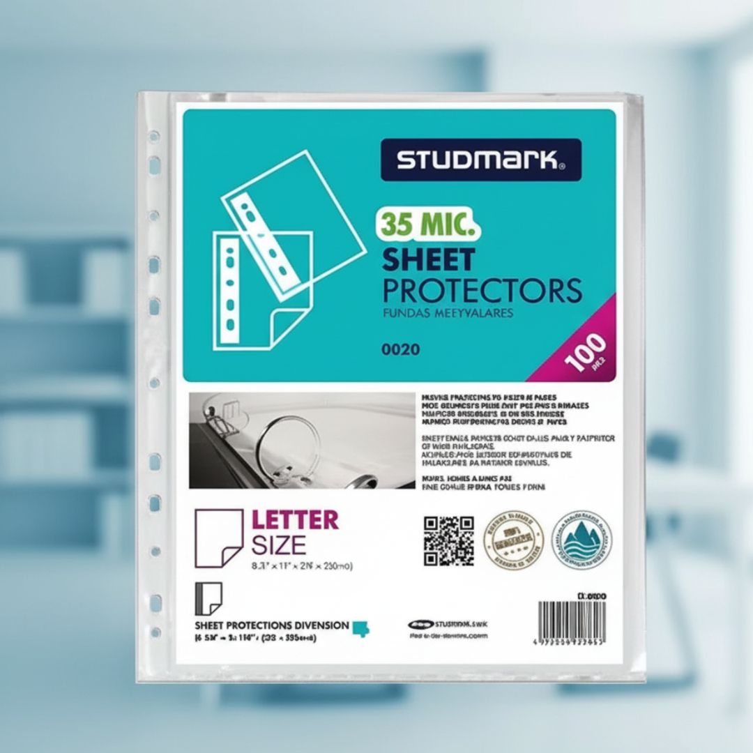 ST-00330-F STUDMARK SHEET PROTECTOR 1X100