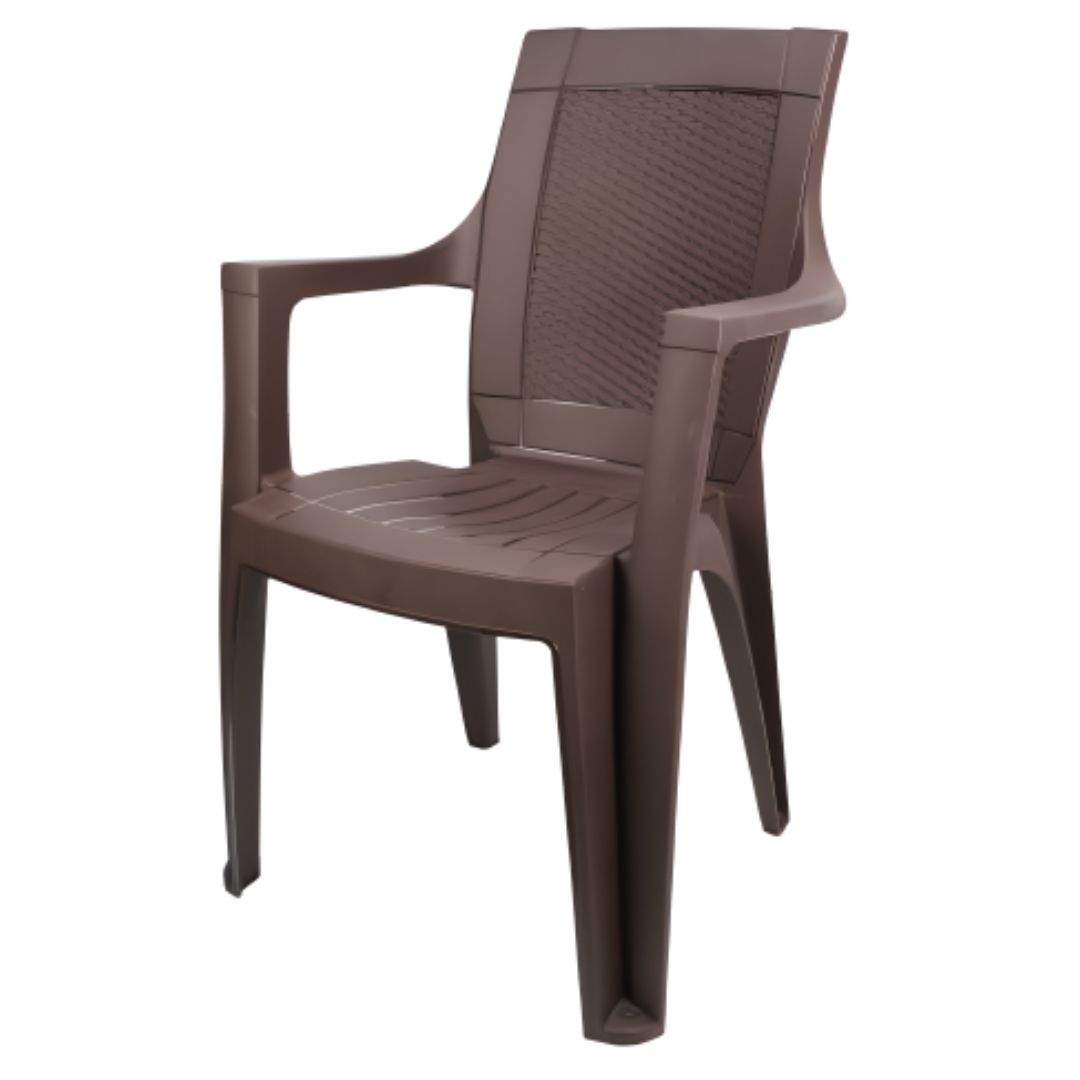 PLASTIC CHAIR MATTE BROWN CHR-17003 JB