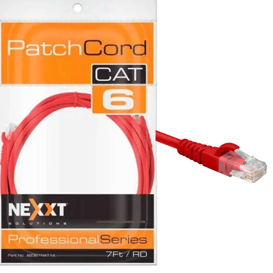 AB361NXT14 Nexxt Patch Cord Cat6 7Ft. RD