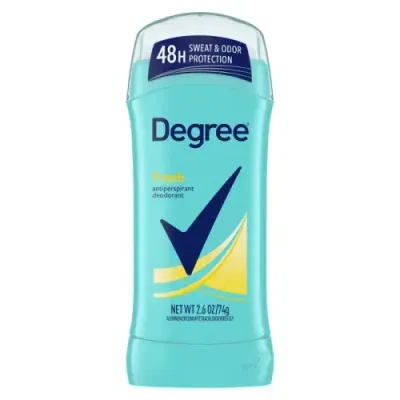 DEGREE FRESH ANTIPERSPIRANT DEODORANT NET WT 2.6 OZ/74G