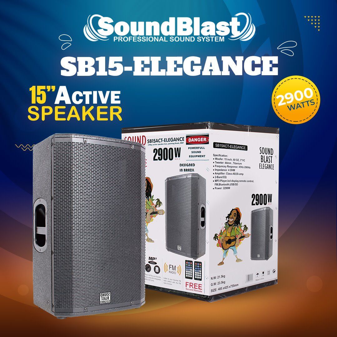 SB15-ELEGANCE SOUND BLAST- WOODEN BASS LIKE EV - 15" - ELEGANCE - 3200 WTS   $37,999.45 1 ADD TO CART
