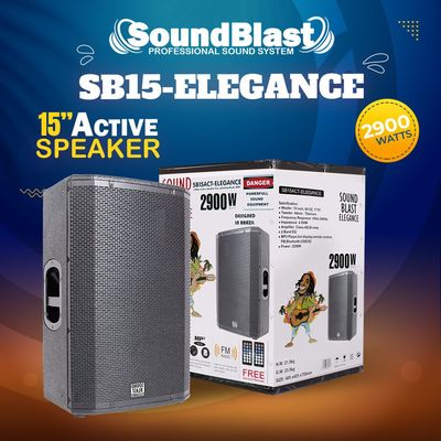 SB15-ELEGANCE SOUND BLAST- WOODEN BASS LIKE EV - 15" - ELEGANCE - 3200 WTS