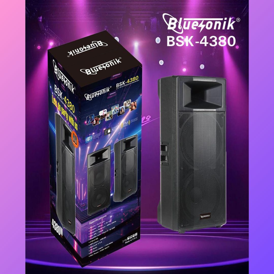 BSK-4380 BLUSONIK POWERED  SPEAKER 22571