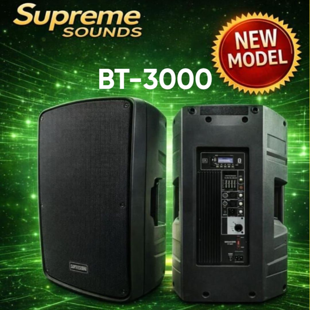 SUPREME SOUND BT-3000 POWERED SPEAKER BOX