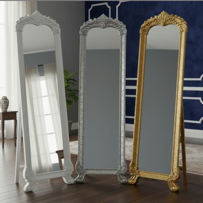 TQ-115 STANDING MIRROR (GLASS/METAL/MDF) MIR115