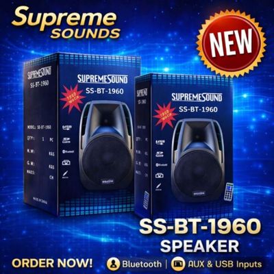 SUPREME SOUND SS-BT-1960 POWERED BT SPEAKER BOX