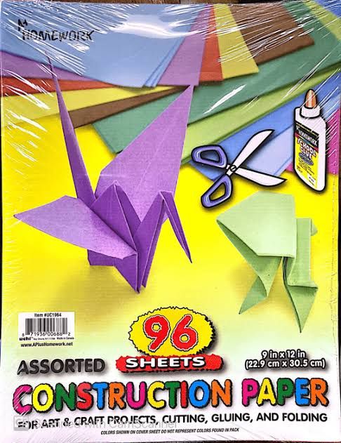 UC1964 A+ HOMEWORK  CONSTRUCTION PAPER 9IN X 12IN UC1964