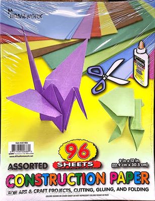 UC1964 A+ HOMEWORK  CONSTRUCTION PAPER 9IN X 12IN UC1964
