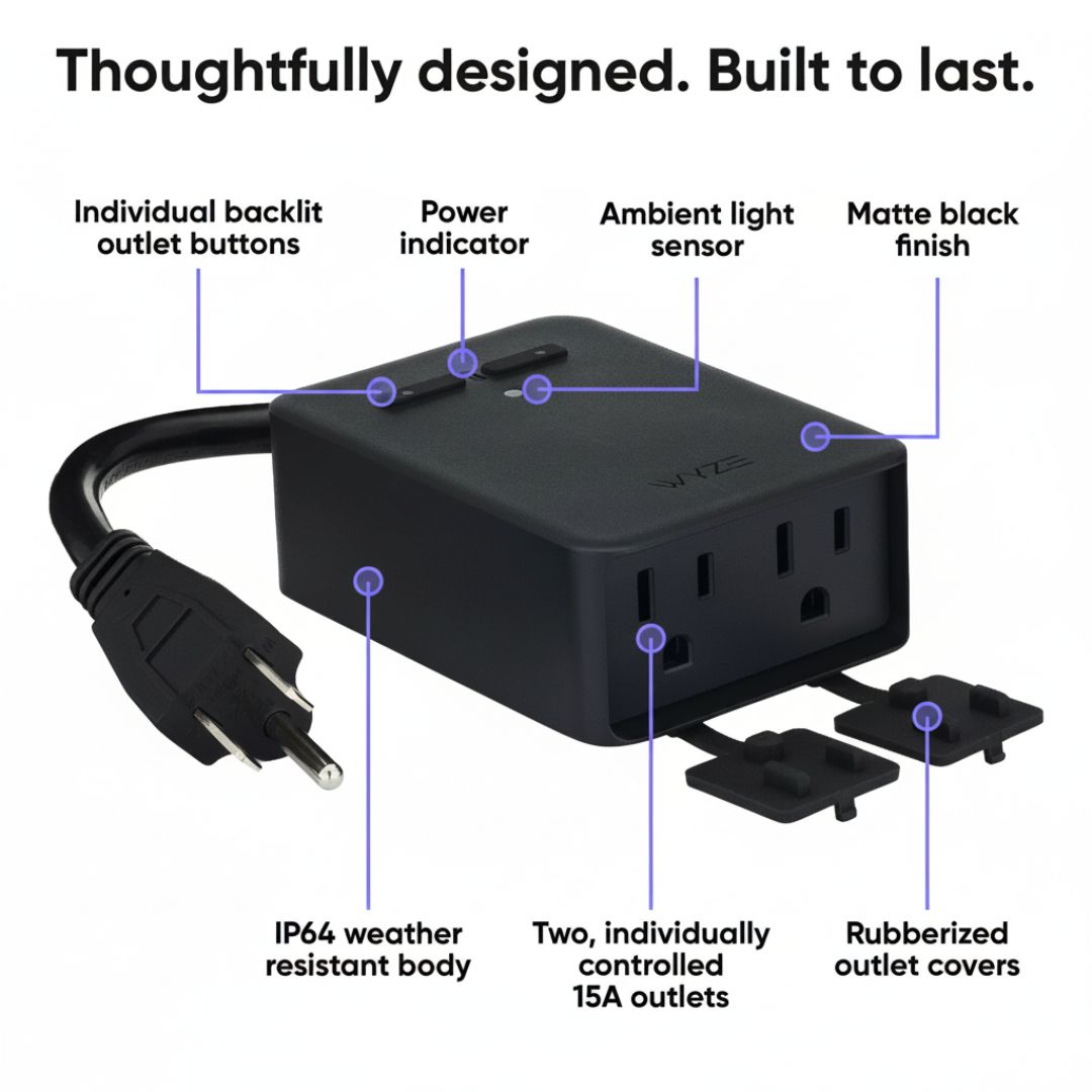 WYZE PLUG OUTDOOR  ALEXA AND GOOGLE ASSISTANT