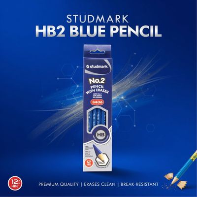 STUDMARK  HB2 BLUE PENCIL (SINGLE)