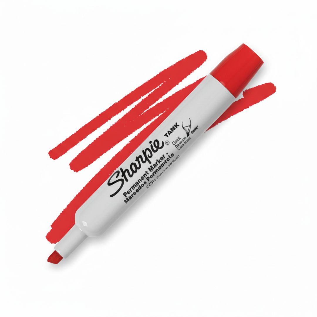 SHARPIE TANK PERMANENT MAKER RED