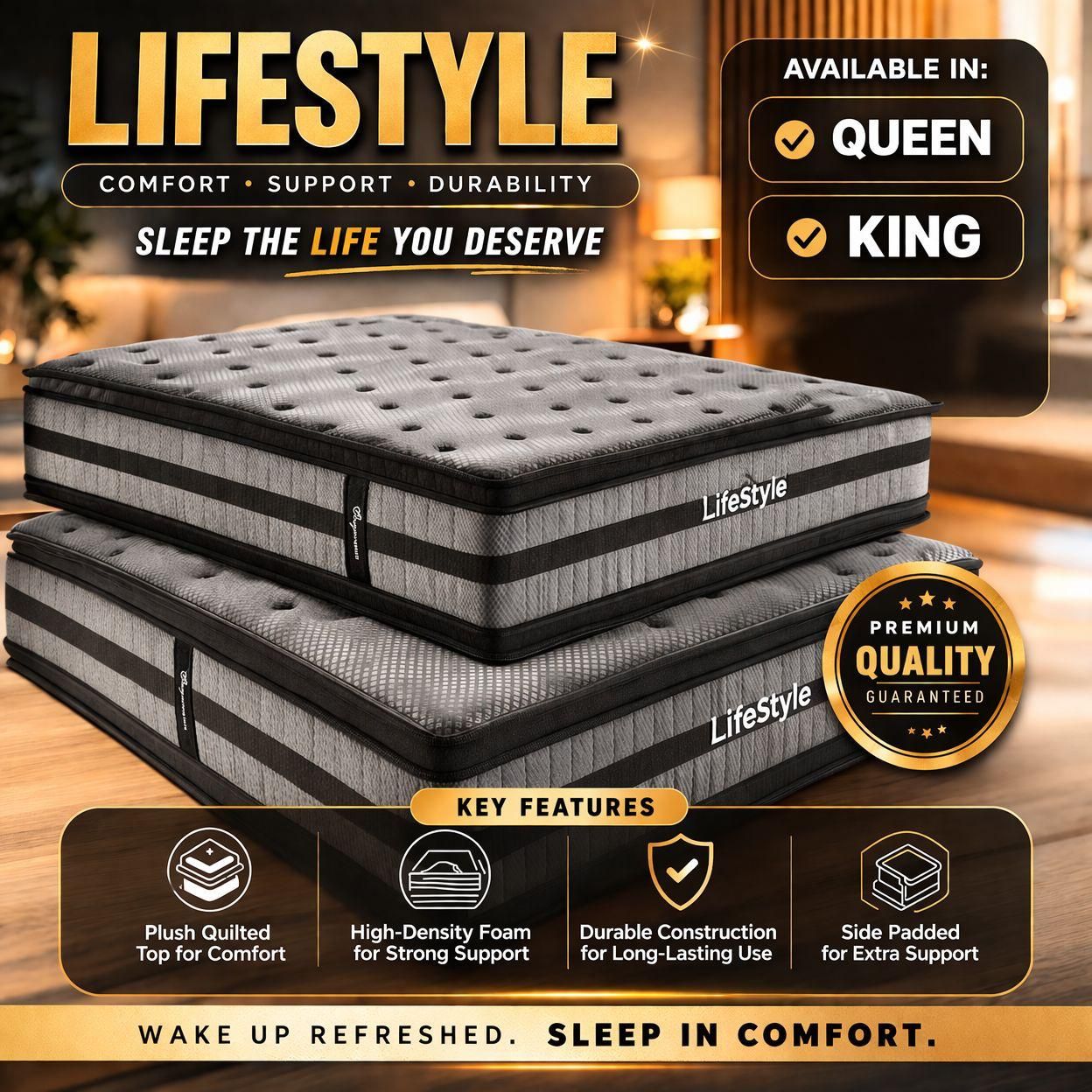ORGANIC LIFESTYLE KING MATTRESS