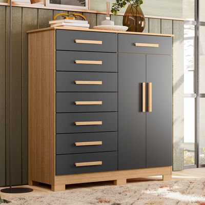 ALBATROZ 166-VERONA-NATURE/TITANIUM-CHEST