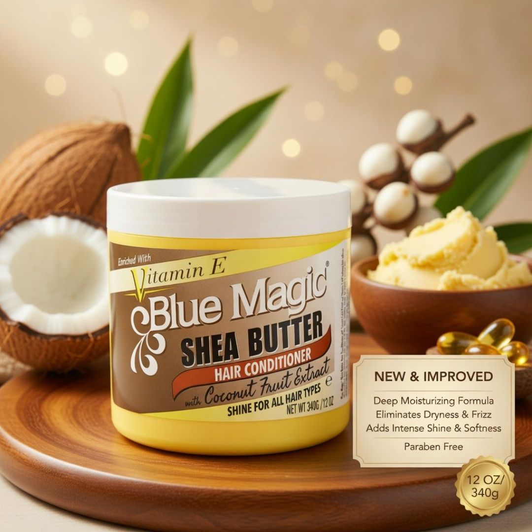 BLUE MAGIC SHEA BUTTER HAIR CONDITIONER 340G/12 OZ