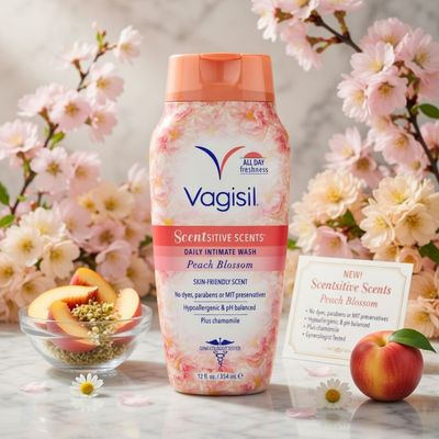 VAGISIL PEACH BLOSSOM WASH 354ML