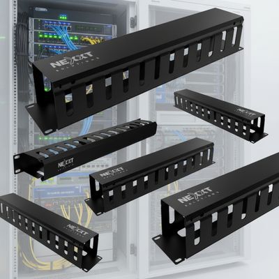 Nexxt Solutions - Rack cable management duct (horizontal) - 1U - 19"