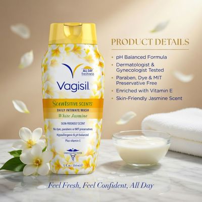 VAGISIL WHITE JASMINE 354ML
