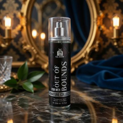 CLASSY  BODY MIST  OUT OF BOUNDS  FOR MEN236 ML