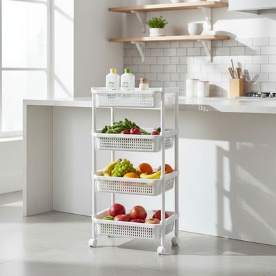 127-4 STORAGE SHELF 4 LAYER47*29.5*90CM