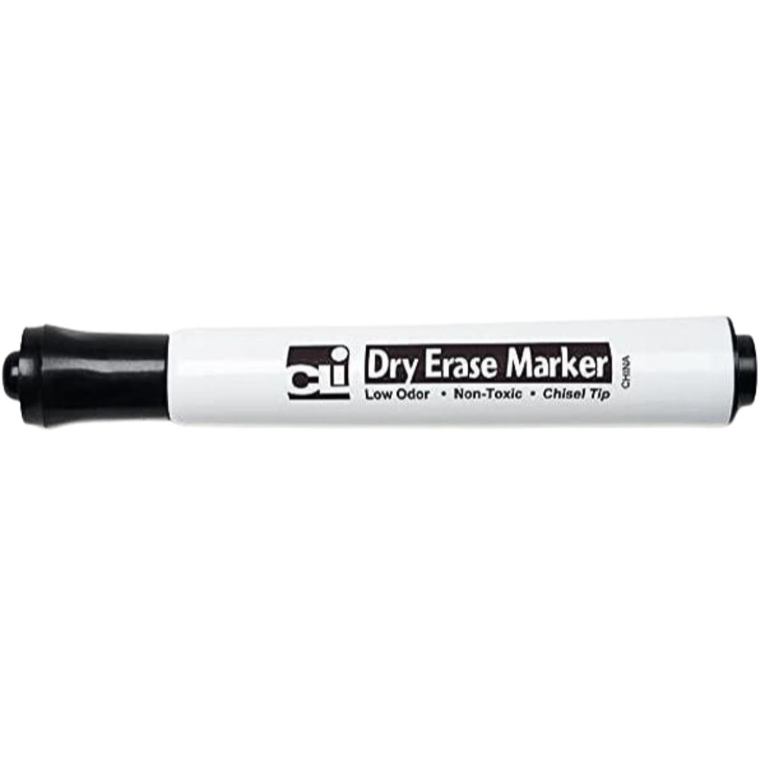 CLI CHARLES LEONARD DRY ERASER MARKER BLACK