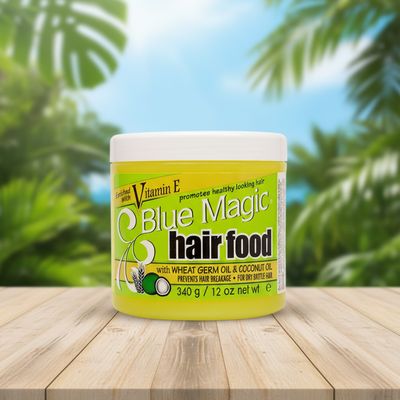BLUE MAGIC HAIR FOOD VITAMIN E WITH WHEAT GERM OIL &amp; COCONUT OIL 120Z / 340G