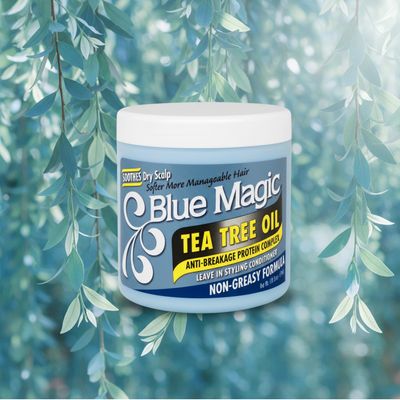 BLUE MAGIC TEA TREE OIL 13.75 OZ/ 390G