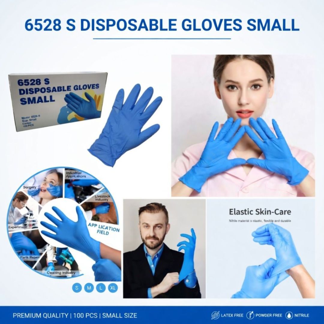 6528  S DISPOSABLE  GLOVES SMALL