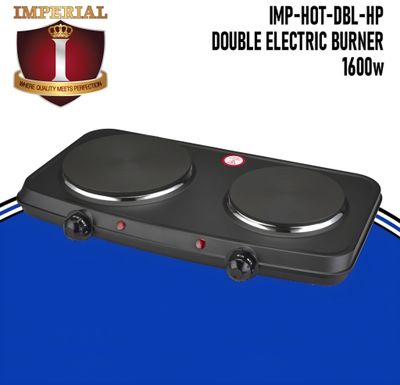 IMP-HOT-DBL-DINNER--HP IMPERIAL HOTPLATE-DOUBLE BURNER SMOOTH TOP