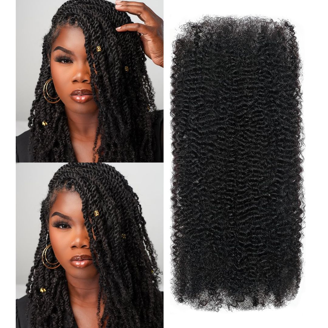 20" #2 REALISTIC AFRO KINKY BULK HAIR