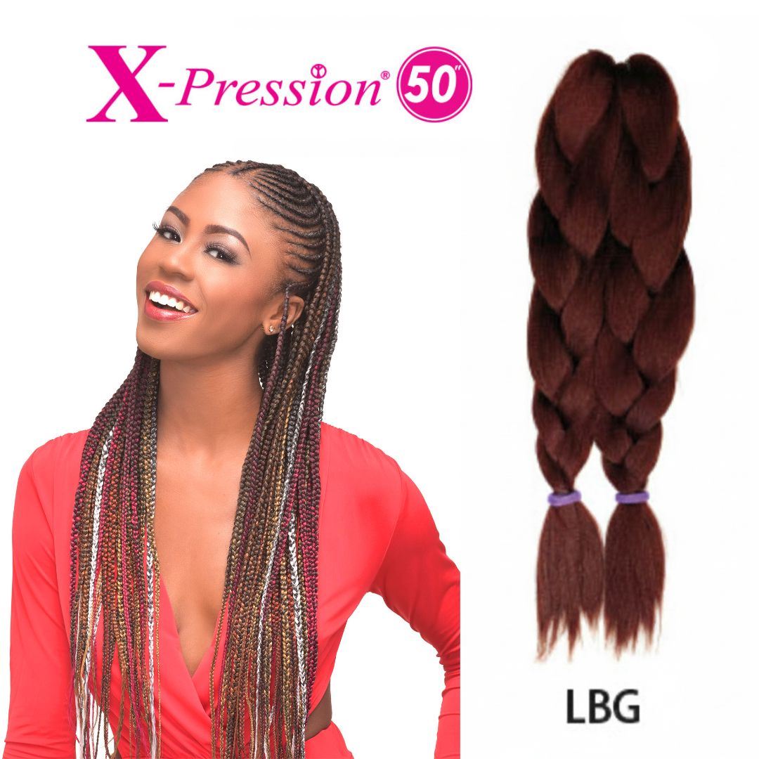 REALISTIC  X-PRESSION 50"  #LBG HAIR