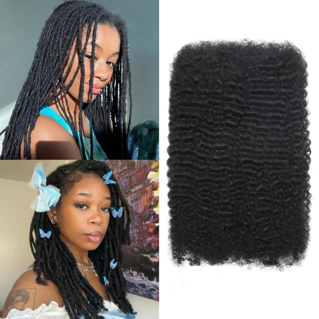 20" #1 REALISTIC AFRO KINKY BULK HAIR