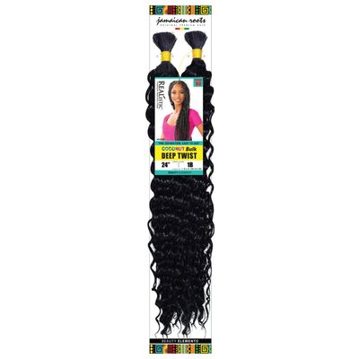 #1 REALISTIC COCONUT BULK DEEP TWIST 24" HAIR