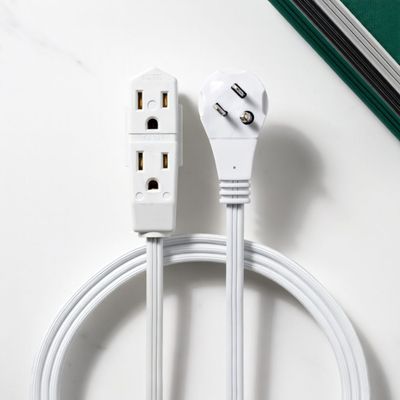 50FT WHITE EXTENSION CORD 3 PIN
