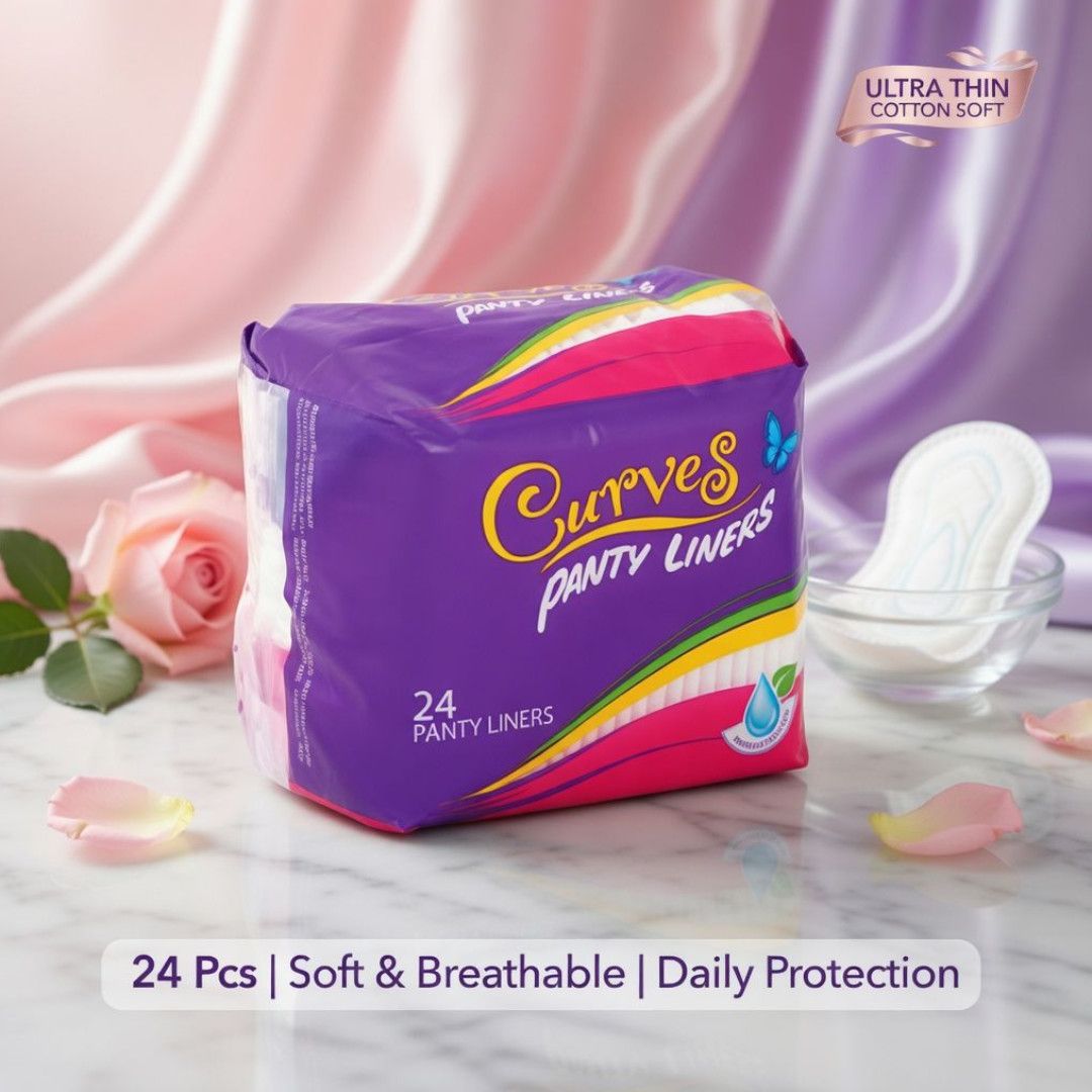 CURVES PANTY LINERS 24LINERS