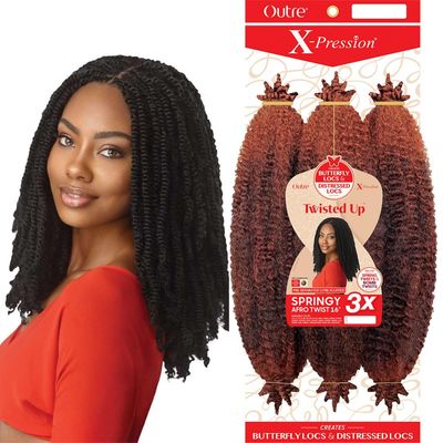 OUTRE #35O X-PRESSION SPRINGY AFRO TWIST 16"