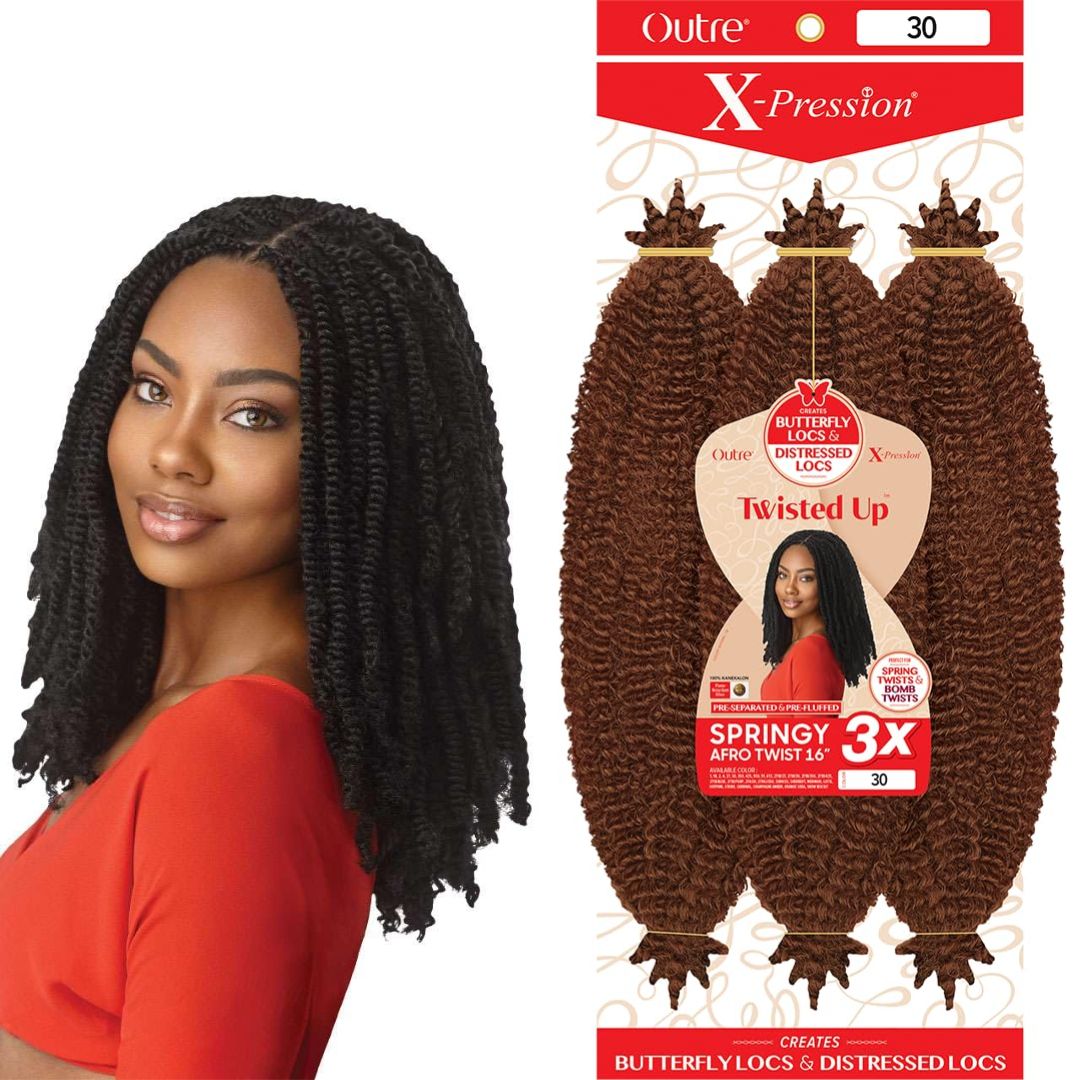 OUTRE #30 X-PRESSION SPRINGY AFRO TWIST 16"