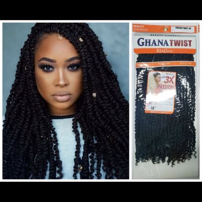REALISTIC GHANA #1B 3X PASSION LOCS 18 INCH