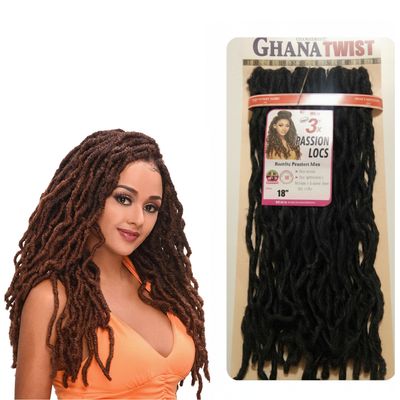 REALISTIC GHANA #2 3X PASSION LOCS#18 INCH