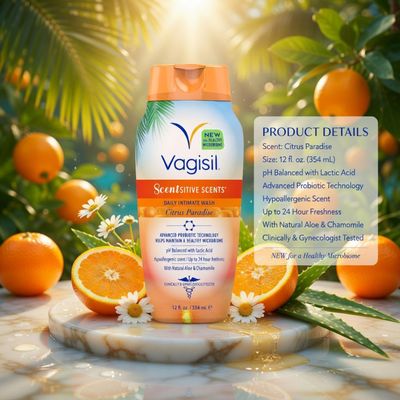 VAGISIL CITRUS PARADISE 354ML