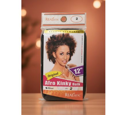 12" #2 REALISTIC AFRO KINKY BULK