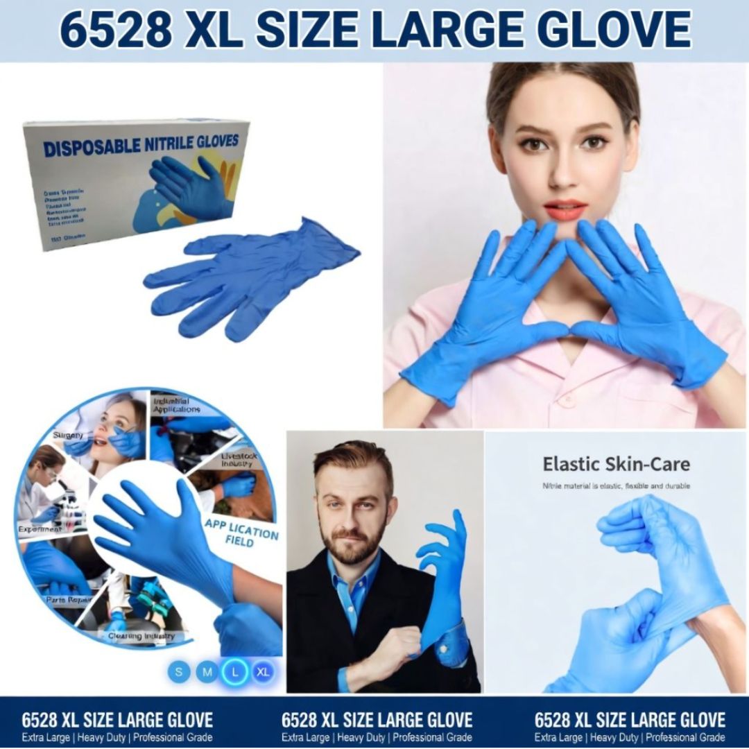 6528  XL DISPOSABLE  GLOVES XL