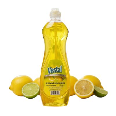 VEST-DSHLIQ600 VESTAL DISH WASHING LIQUID (LEMON) 600ML
