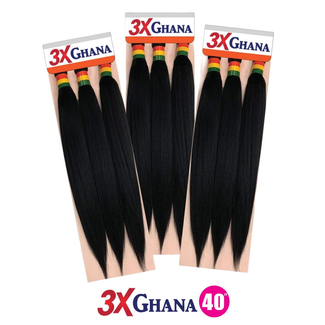 #1 REALISTIC  3X GHANA X-PRESSION 40" HAIR
