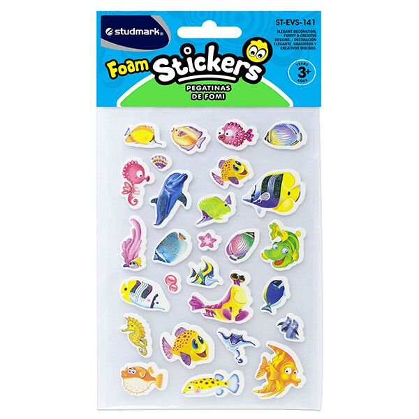 ST-EVS-141 FOAM SHAPES-SEA ANIMALS