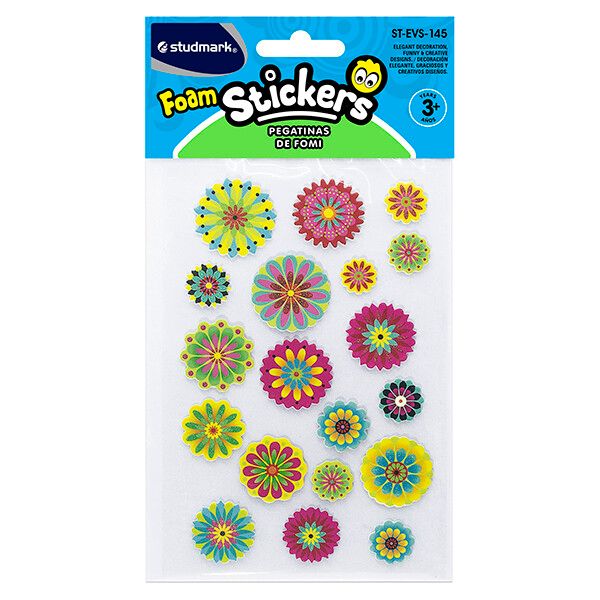 ST-EVS-145 FOAM STICKERS-FLOWERS