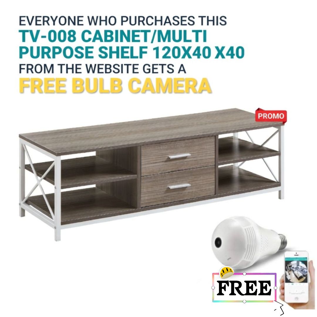 TV-008 CABINET/MULTI PURPOSE SHELF 120X40X40