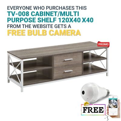 TV-008 CABINET/MULTI PURPOSE SHELF 120X40X40