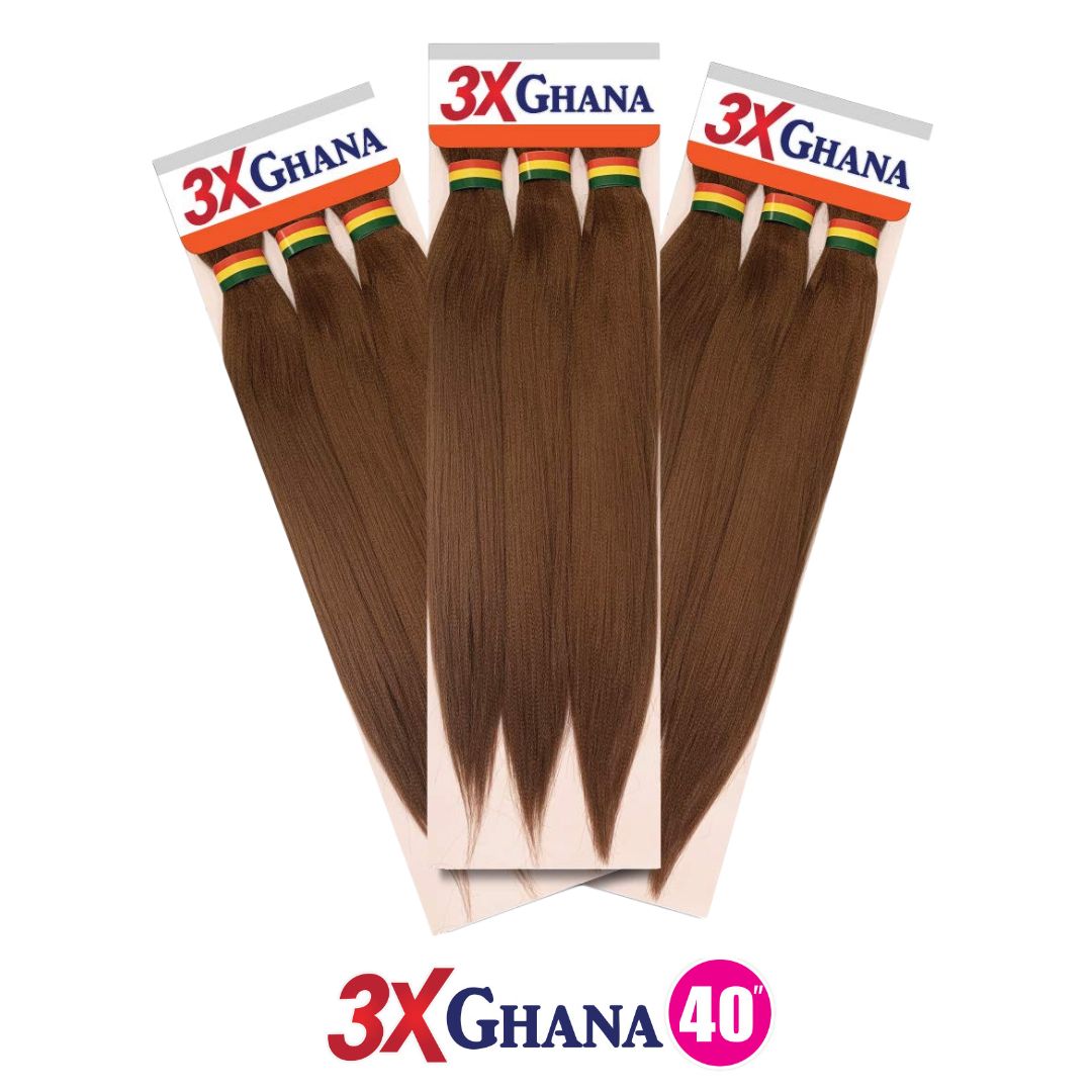 #30 REALISTIC  3X GHANA X-PRESSION 40" HAIR