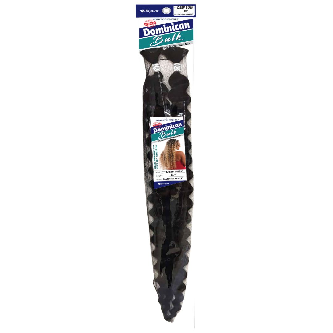 BIJOUX DOMINICAN DEEP BULK #NATURAL BLACK 24" HAIR